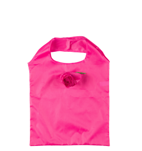 Polyester opvouwtas | roos